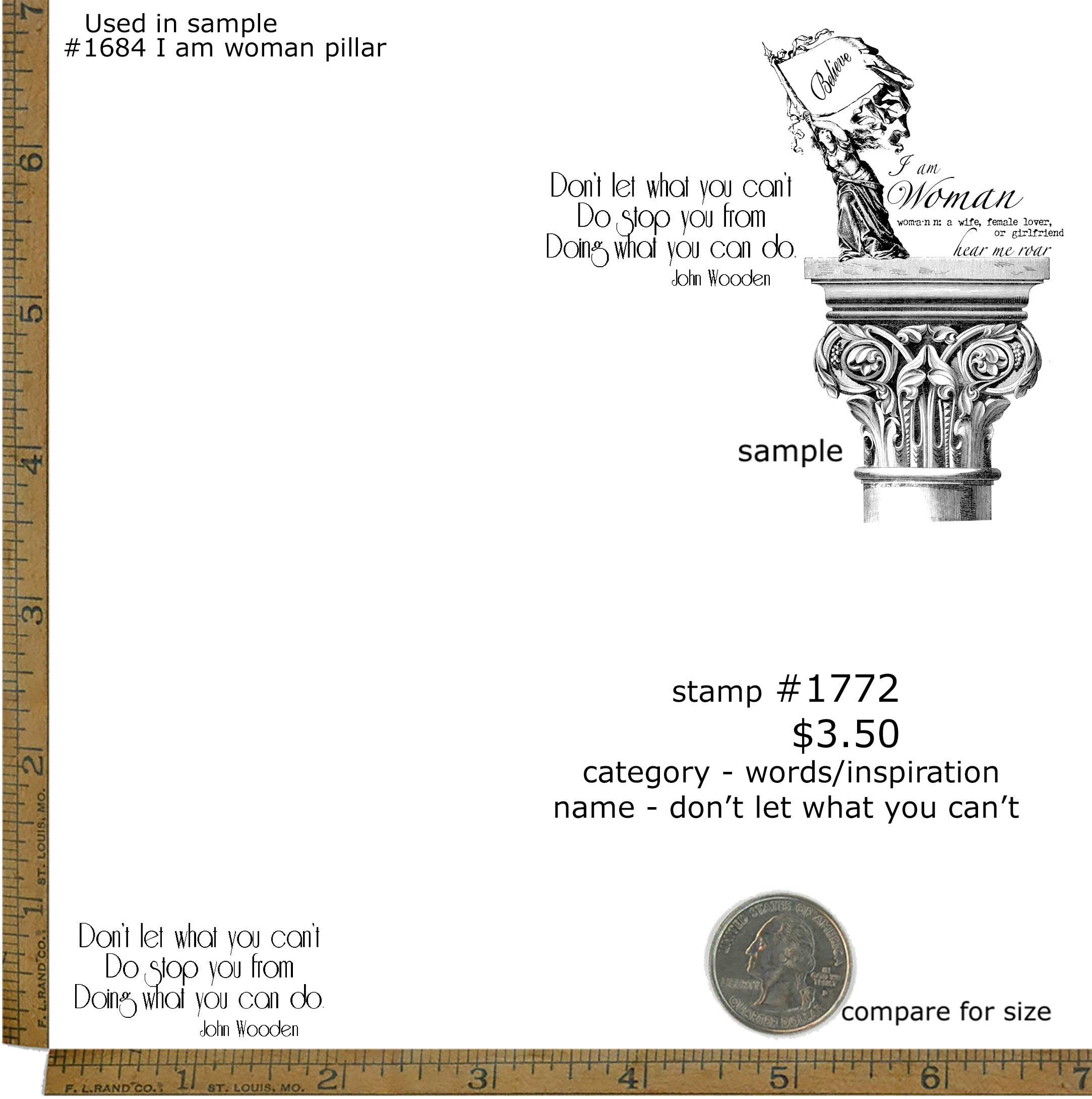 #1772 - Don't Let What You Can't - Words/Inspiration